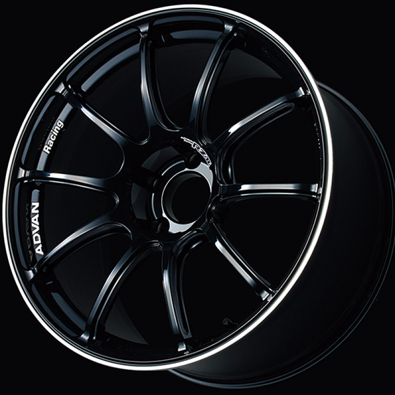 Advan RZII 17x7.5 / +35 Offset / 5x100 / 63mm Bore / Racing Gloss Black and Ring