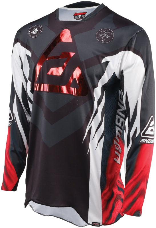 Answer Elite Xotic Jersey Crimson/Black - Medium