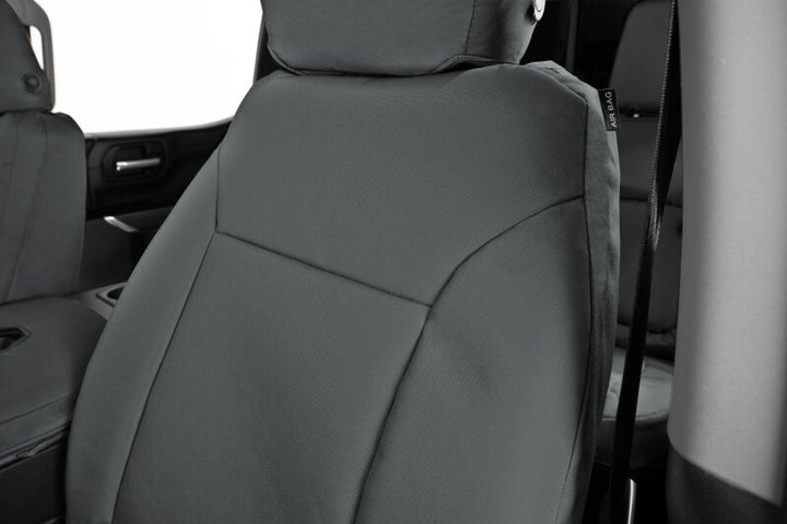 Covercraft 21-24 Dodge Durango Endura PrecisionFit Custom Front Row Seat Covers - Charcoal/Charcoal