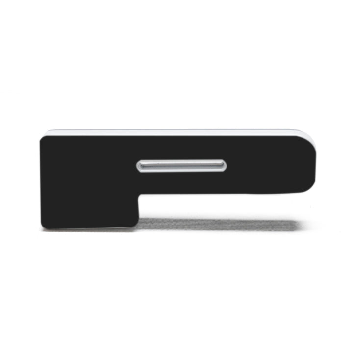 ORACLE Lighting Universal Illuminated LED Letter Badges - Matte Blk Surface Finish - P