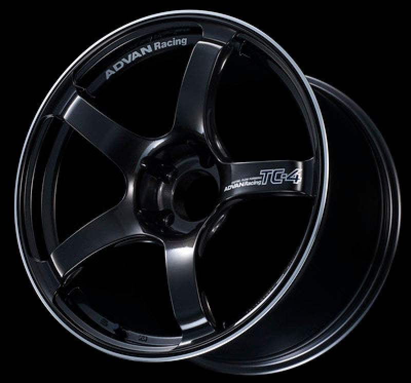 Advan TC4 15x6.0 +45 4x100 Black Gunmetallic and Ring Wheel