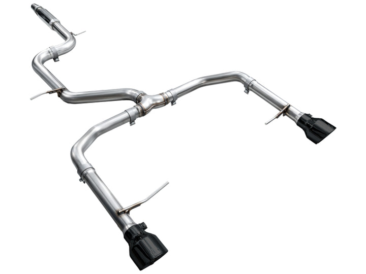 AWE Tuning 22-25 Volkswagen Jetta GLI Track Edition Exhaust - Diamond Black Tips