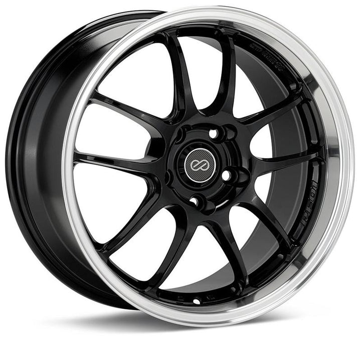 Enkei PF01 17x9 5x114.3 35mm Offset 75mm Hub Bore - Black Mach