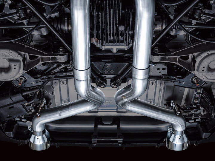 AWE Tuning 2023 Nissan Z RZ34 RWD Track Edition Cat-Back Exhaust System w/ Chrome Silver Tips