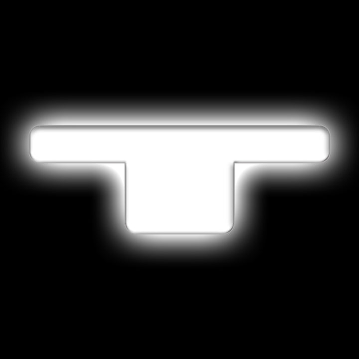 ORACLE Lighting Universal Illuminated LED Letter Badges - Matte Wht Surface Finish - T