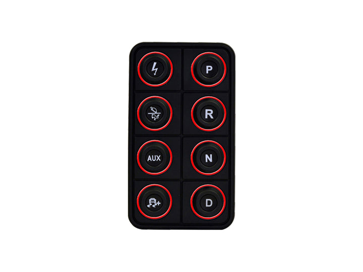 AEM EV 8 Button Keypad CAN Based Programmable Backlighting