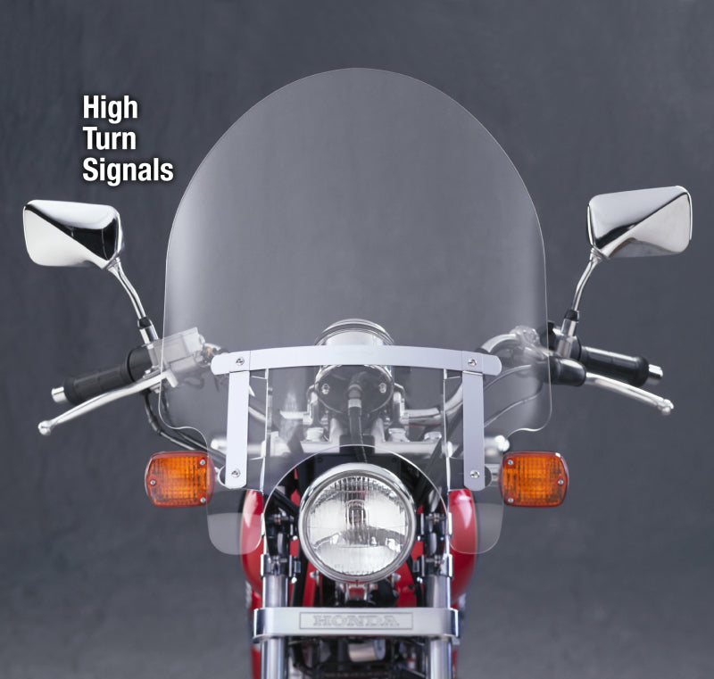 National Cycle Harley/ Honda/ KYMCO/ Suzuki Dakota 3.0 Windshield Hi-Turn Signals
