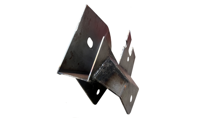 Rust Buster 2004-2008 Ford F-150 Center Rear Frame Section with ward Leaf Spring Mount - Left