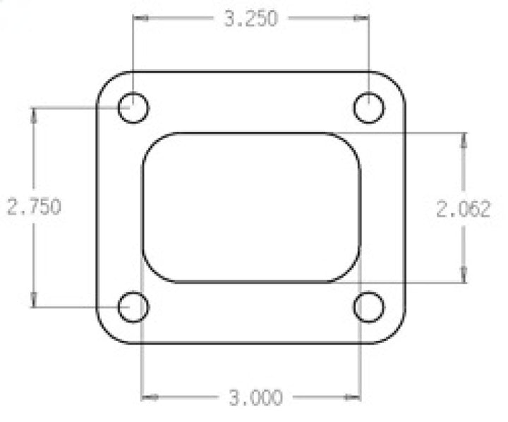 Cometic Turbo FLG T4 Garrett Exh Inlet .010in Exhaust Gasket