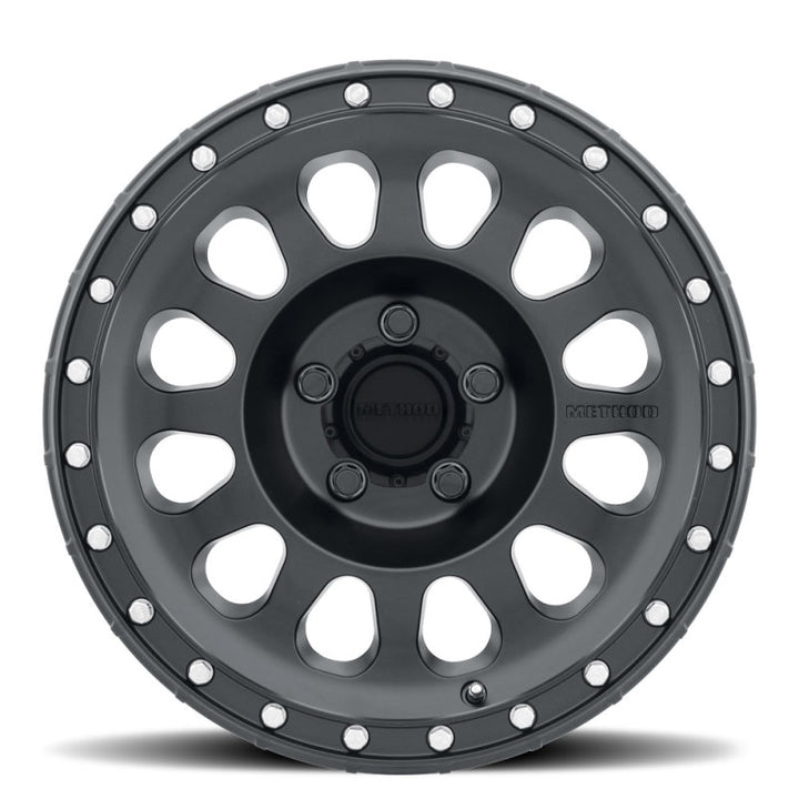Method MR315 17x8.5 0mm Offset 5x5 71.5mm CB Matte Black Wheel