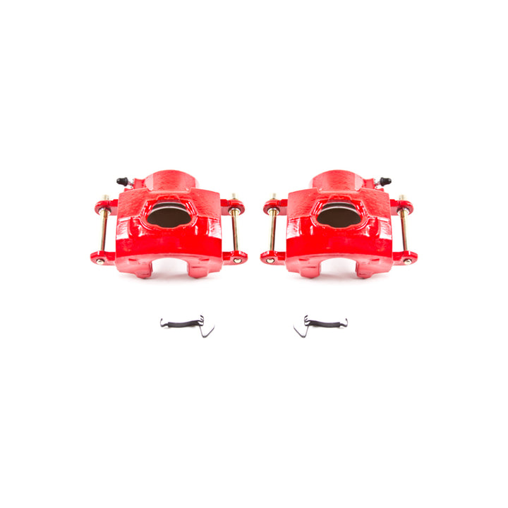Power Stop 94-96 Chevrolet Impala Front Red Calipers w/o Brackets - Pair