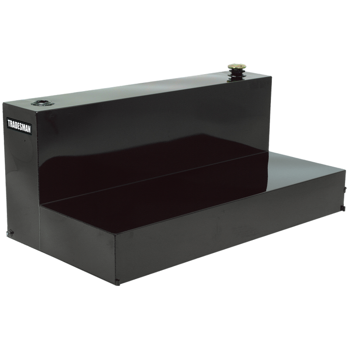 Tradesman Steel L-Shape Liquid Storage Tank (Full Size) - Black