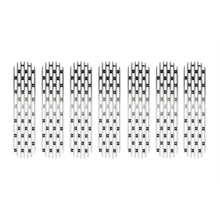DV8 Offroad 2007-2018 Jeep JK Polished Grille Inserts