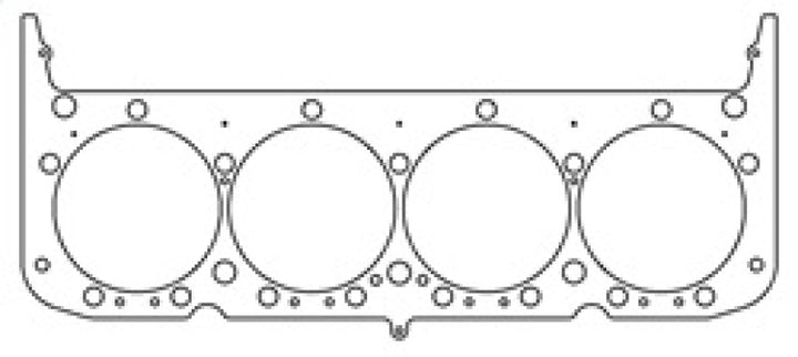 Cometic GM SB2-2 350/400 4.125 inch Bore .036 inch MLS Head Gasket with Steam Holes