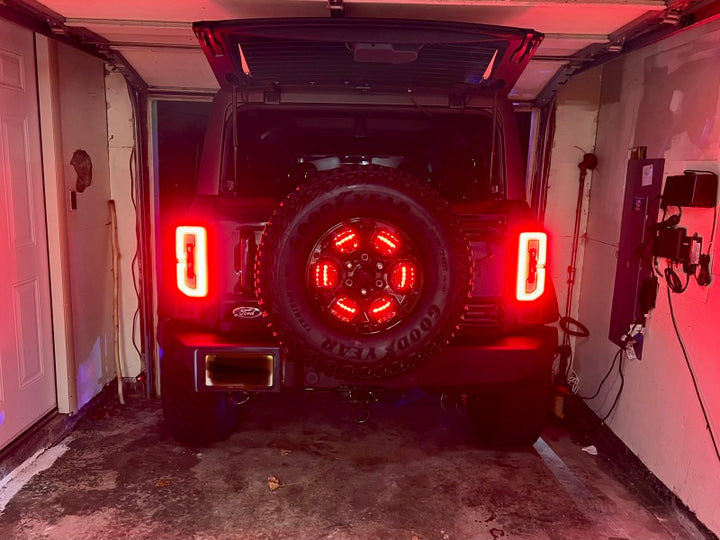 Oracle LED Illuminated Wheel Ring 3rd Brake Light - Red