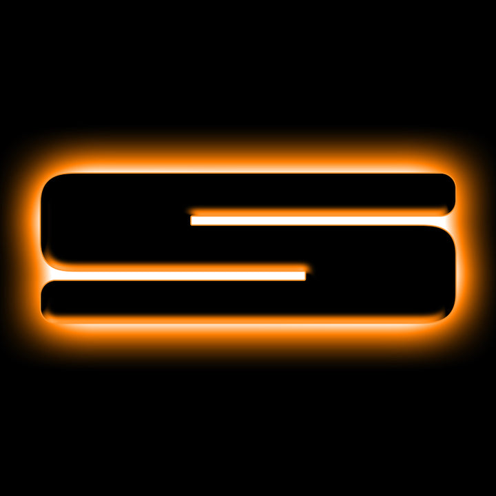 ORACLE Lighting Universal Illuminated LED Letter Badges - Matte Blk Surface Finish - S