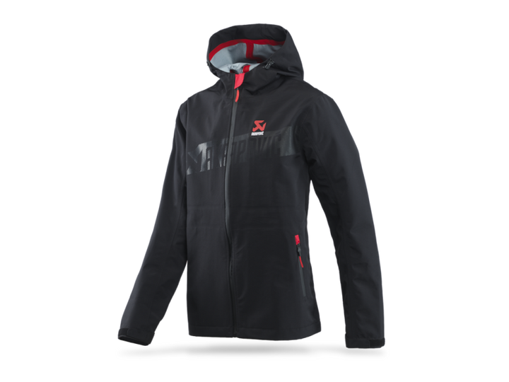 Akrapovic Womens Corpo Rain Jacket Black - 2XL