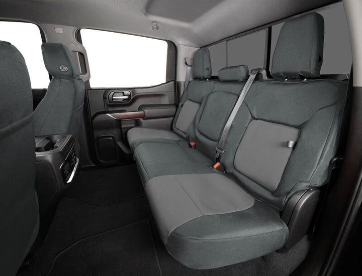 Covercraft 22-24 Chevrolet Silverado Endura PrecisionFitFront Row Seat Covers - Charcoal/Silver