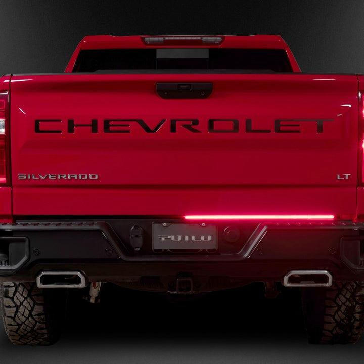 Putco 23-24 GMC Canyon 48In Direct Fit Red Blade Kit Tailgate Bars