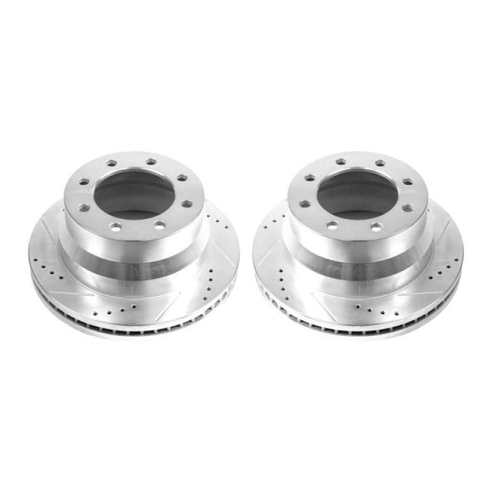 Power Stop 09-20 GMC Savana 4500 Rear Drilled & Slotted Rotor - Pair