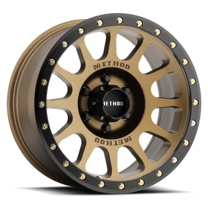 Method MR305 17x8.5 25mm Offset 6x120 83mm Centerbore Method Bronze - Matte Black
