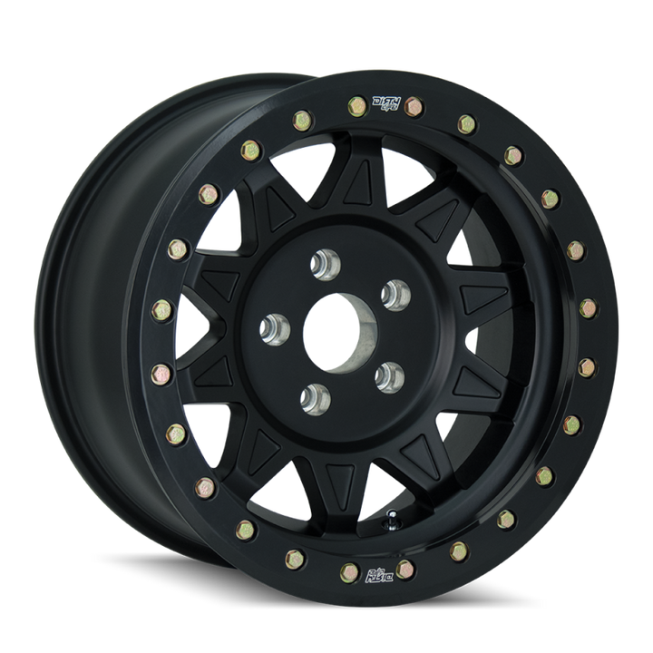 Dirty Life 9302 Roadkill Race 17x9/6x139.7 BP/-14mm Offset/106mm Hub Matte Black Wheel - Beadlock
