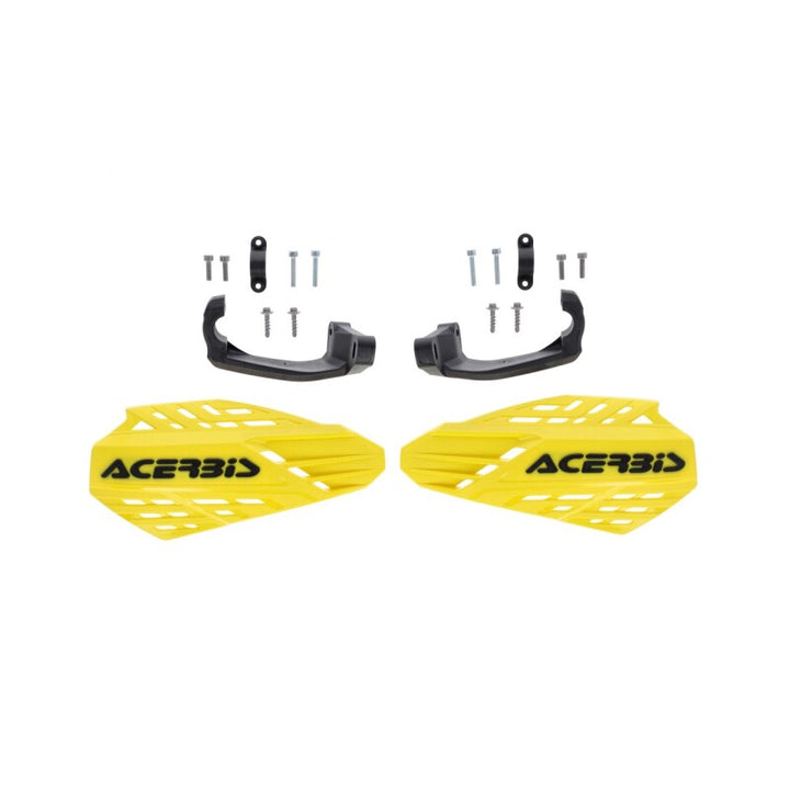 Acerbis Linear Vented Handguard - Yellow/Black