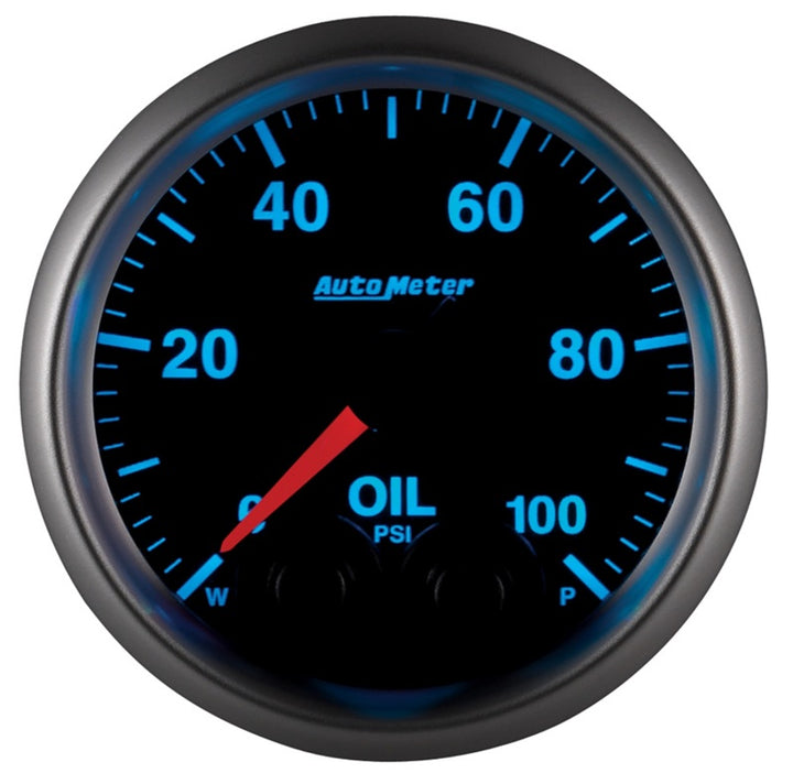 Autometer Elite 52mm Oil Pressure Peak and Warn Gauge w/ Electronic Control