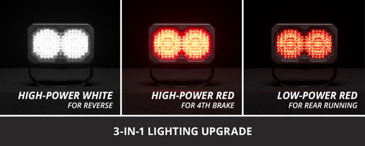 Diode Dynamics C2R White Flood Standard LED Pod (Pair)