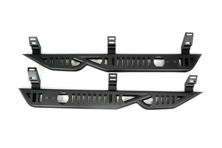DV8 Offroad 24-25 Toyota Land Cruiser OE Plus Side Steps - Black Steel