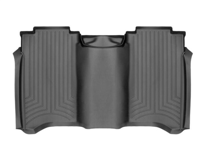 WeatherTech 2017+ Nissan Titan / Titan XD Rear FloorLiner - Black (Crew Cab; Fits Both Vinyl/Carpet)