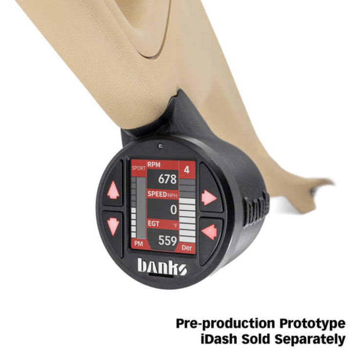 Banks Power 11-16 Ford Super Duty iDash Stealth Dual Gauge Pod Mount