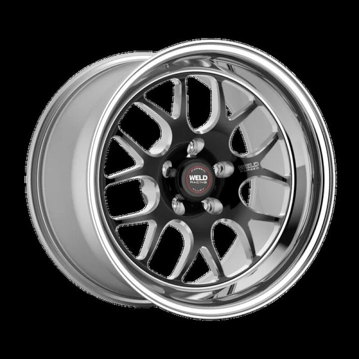 Weld S77 18x8 / 5x4.5 BP / 4.7in. BS Black Wheel (Medium Pad) - Non-Beadlock