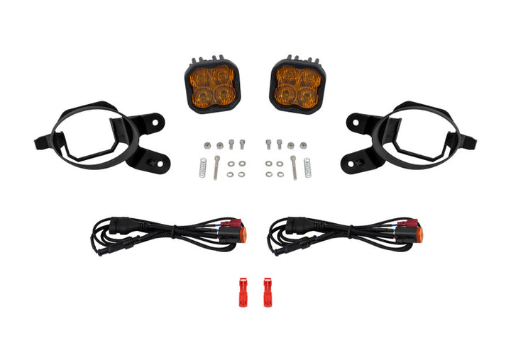 Diode Dynamics 10-13 Lexus IS250C SS3 LED Fog Light Kit (3000K) Max Yellow SAE Fog - Yellow