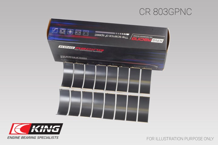 King Engine Bearings Chevrolet SBC 265CI/283CI/327CI (Size Standard) Connecting Rod Bearing Set