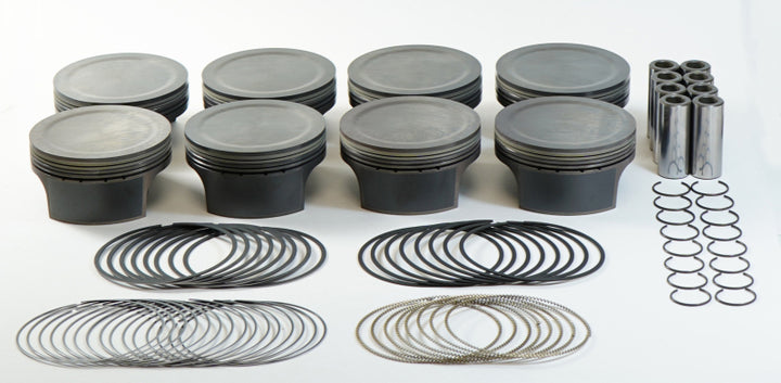 Mahle MS LS Piston Set 378ci 4.075in Bore 3.622 Stroke 6.125 Rod -4.5cc 10.0 CR - Set of 8