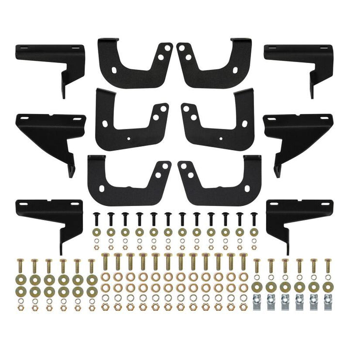 Westin 07-18 Jeep Wrangler JK Unlimited Outlaw Drop Nerf Step Bars - Textured Black