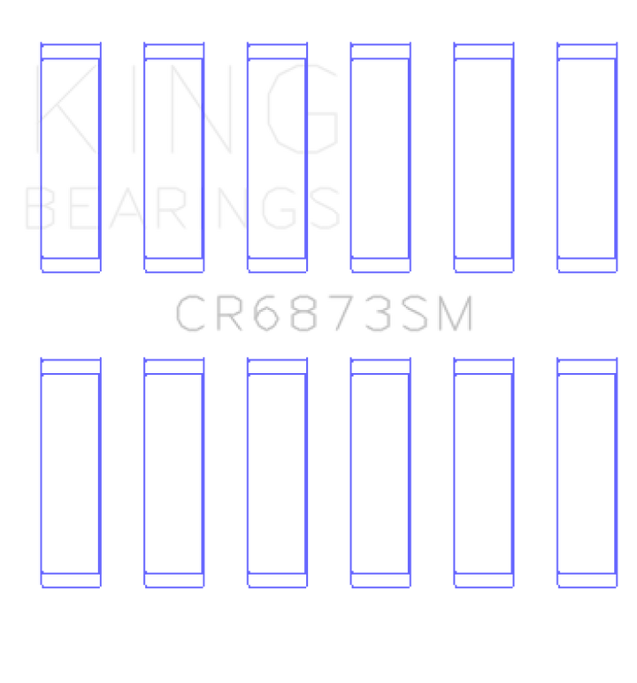 King Engine Bearings Toyota 2Gr-Fe/3Gr-Fe (Size +0.25mm) Connecting Rod Bearing Set