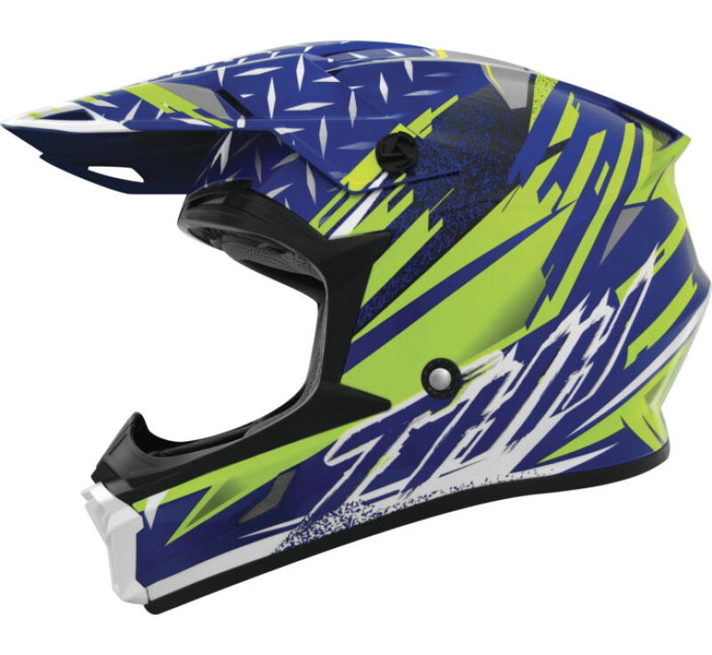 THH Helmets T710XR Assault Blue/Yellow - 2XL