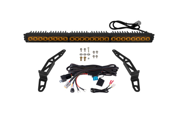 Diode Dynamics 2018-2026 Jeep Wrangler Jeep SS30 Bumper LED Kit Pro Yellow Combo 3000K