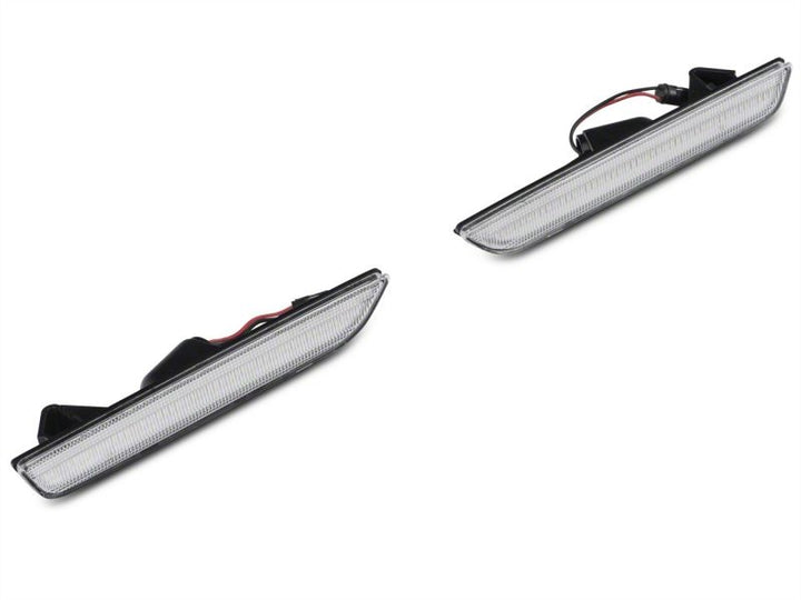Raxiom 10-14 Ford Mustang Axial Series LED Side and Quarter Marker Lights- Clear
