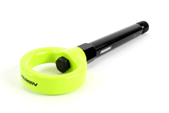 PERRIN 17-21 Honda Civic Si/Type R/Touring/Hatchback Tow Hook Kit Rear - Neon Yellow