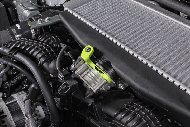 PERRIN 22-26 Subaru WRX / 19-25 Ascent / 20-25 Outback & Legacy Turbo TMIC Bracket - Neon Yellow