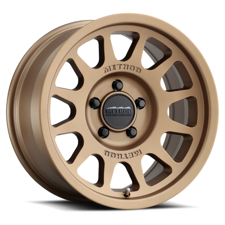 Method MR703 17x8.5 0mm Offset 5x5 71.5mm CB Method Bronze Wheel