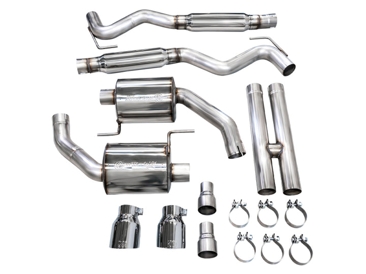 AWE Tuning 2024 Ford Mustang GT Fastback S650 RWD Touring Catback Exhaust w/ Dual Chrome Silver Tips