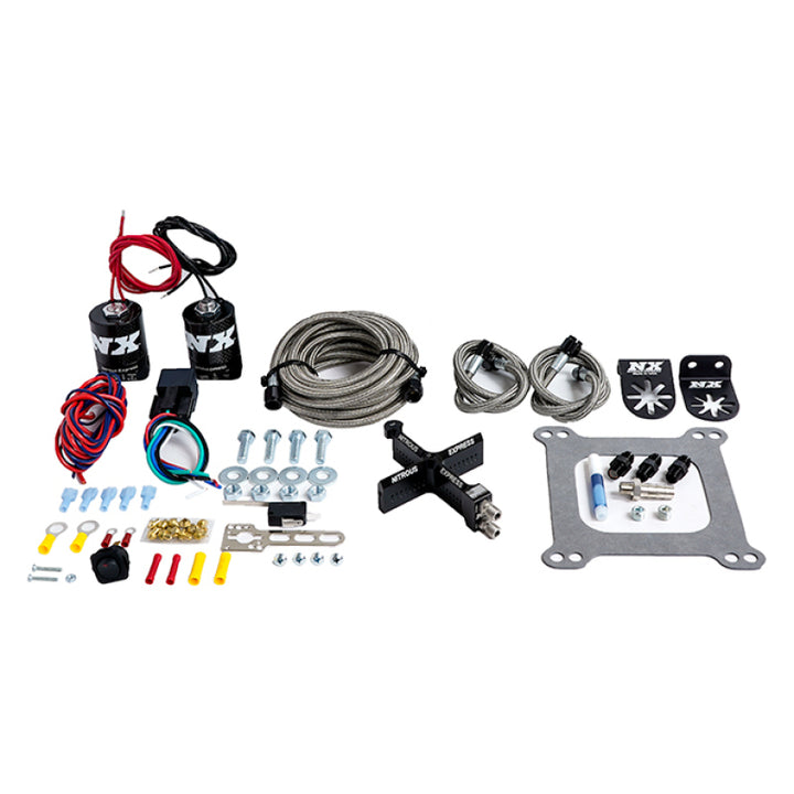 Nitrous Express 4150 Covert Crossbar Plate System Stage 6 50-300HP (w/o Bottle)