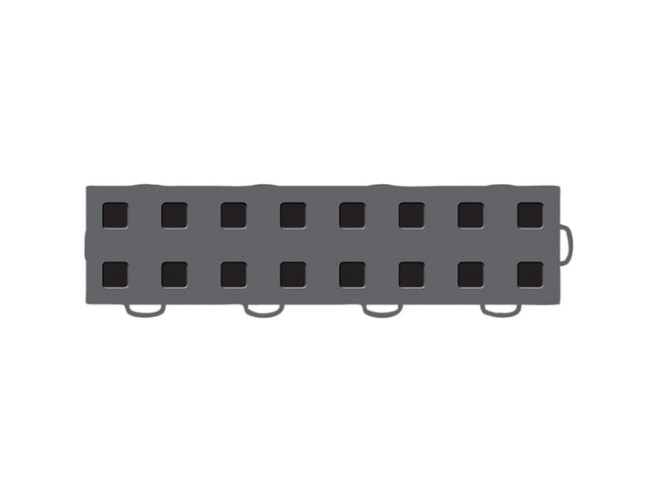 WeatherTech TechFloor - 3in x 12in Tiles(Right Loop) - Dark Grey/Black