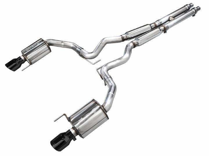 AWE Tuning 2024 Ford Mustang GT Fastback S650 RWD Touring Catback Exhaust w/ Dual Diamond Black Tips