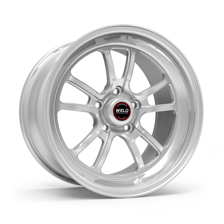 Weld S70 RT-S 17x4.5in / 5x120.65 BP / 1.7in. BS - Polished Center - Polished Shell Wheel