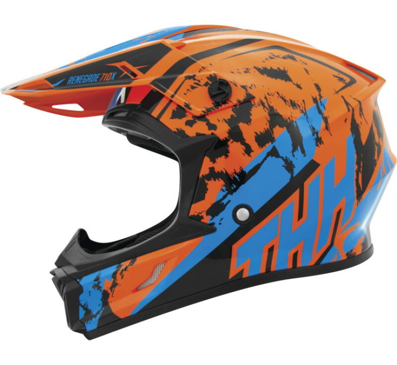 THH Helmets T710XR Renegade Orange/Blue - XS